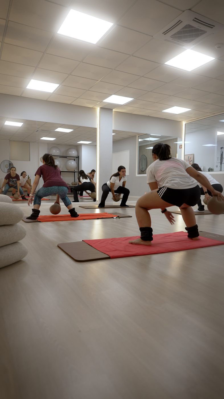 Aula de Pilates Matwork no TEU Centro